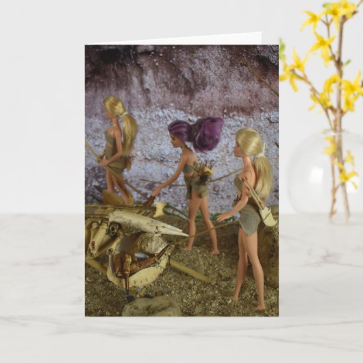 Das prähistorische Leben. Karte (Gelbe Blume)