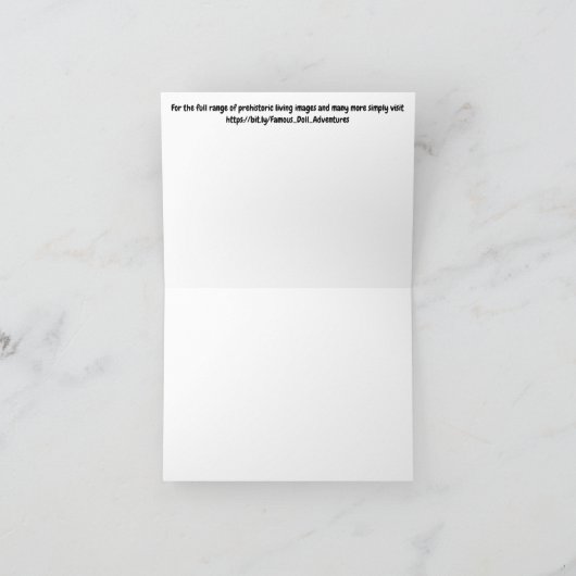 Das prähistorische Leben. Karte (Innenseite)