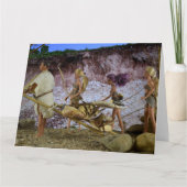 Das prähistorische Leben. Karte (Vorderseite)