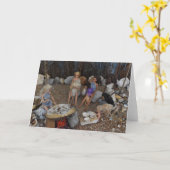 Das prähistorische Leben. Karte (Gelbe Blume)