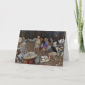 Das prähistorische Leben. Karte (Vorderseite)