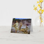 Das prähistorische Leben. Karte (Gelbe Blume)