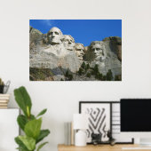 Das Präsidialdenkmal des Berges Rushmore Poster (Heimbüro)