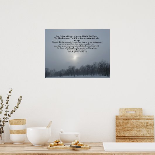 DAS PRAYER-POSTER POSTER (Küche)