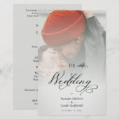 Das preisgünstige Luxus-Chic-Foto für Hochzeiten (Vorne/Hinten)