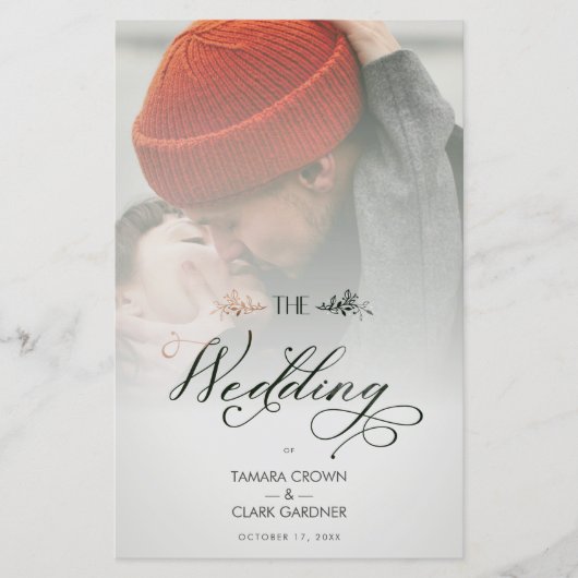 Das preisgünstige Luxus-Chic-Foto für Hochzeiten (Vorderseite)