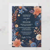 Das preiswerte Outdoor-Hochzeitsangebot der Marine Einladung (Vorderseite)