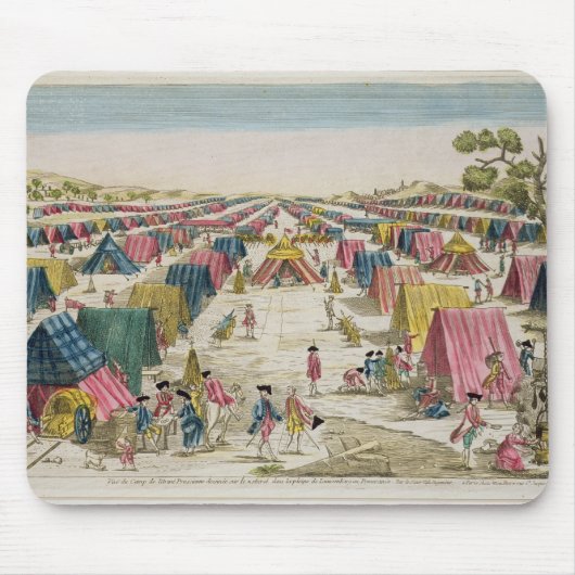 Das preussische Armee-Lager, gezeichnet vom Leben Mousepad (Vorne)
