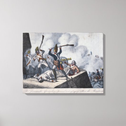 Das preußische Grenadier Leinwanddruck (Vorderseite)