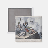 Das preußische Grenadier Magnet (Vorderseite/Rückseite)