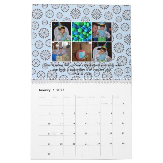 Das Pricketts 2008 Kalender (Jan 2027)
