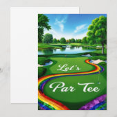 Das Pride Golf Turnier für Golfer Einladung (Vorne/Hinten)