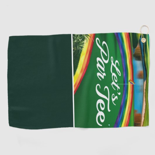 Das Pride Golf Turnier für Golfer Golfhandtuch (Horizontal)