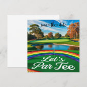 Das Pride Golf Turnier für Golfer Save The Date (Vorne/Hinten)