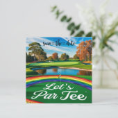 Das Pride Golf Turnier für Golfer Save The Date (Stehend Vorderseite)