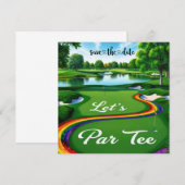 Das Pride Golf Turnier für Golfer Save The Date (Vorne/Hinten)