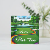 Das Pride Golf Turnier für Golfer Save The Date (Stehend Vorderseite)