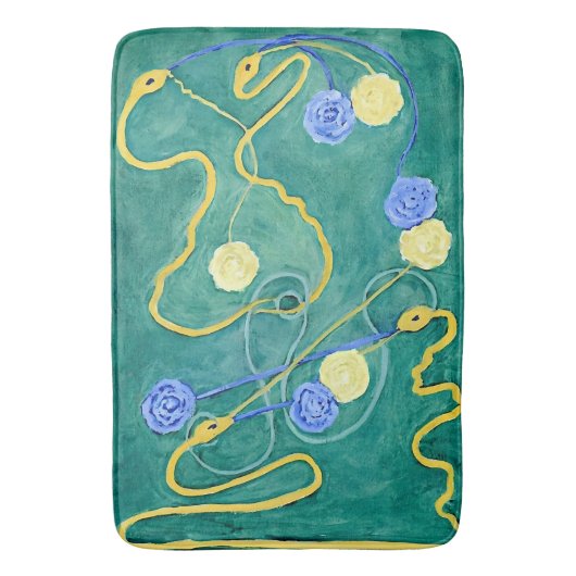 Das Primordiale Chaos von Hilma af Klint Badematte (Vorderseite Vertikal)