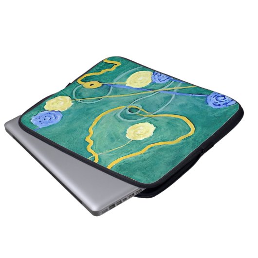 Das Primordiale Chaos von Hilma af Klint Laptopschutzhülle (Vorne Knopf)