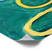 Das Primordiale Chaos von Hilma af Klint Poster (Ecke)