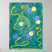 Das Primordiale Chaos von Hilma af Klint Poster (Vorne)