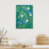 Das Primordiale Chaos von Hilma af Klint Poster (Küche)