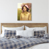 Das Primrose-Mädchen Leinwanddruck (Insitu (Schlafzimmer))