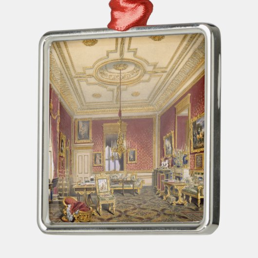 Das private Wohnzimmer der Königin, Windsor Silbernes Ornament (Links)