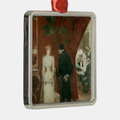 Das Privatgespräch, 1904 Silbernes Ornament (Rechts)