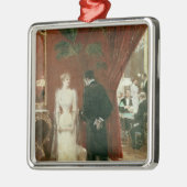 Das Privatgespräch, 1904 Silbernes Ornament (Links)