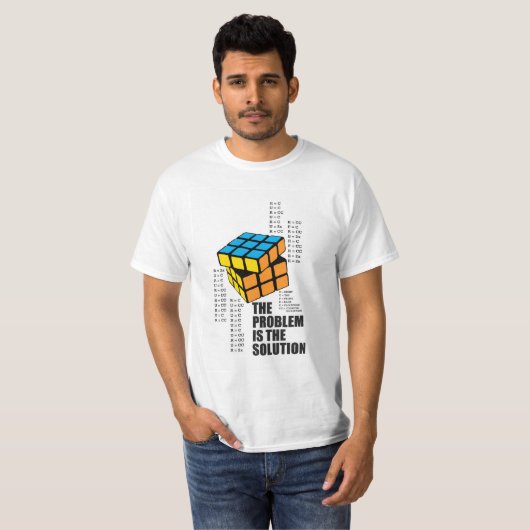 Das Problem ist die Lösung T-Shirt (Vorne ganz)