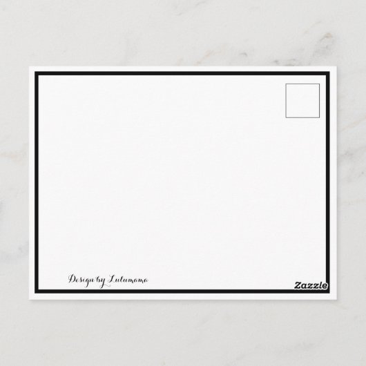 DAS PROBLEM IST NICHT DAS PROBLEM, Cpt.Jack Sparro Postkarte (Rückseite)