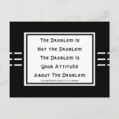 DAS PROBLEM IST NICHT DAS PROBLEM, Cpt.Jack Sparro Postkarte (Vorderseite)