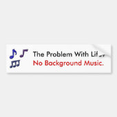 Das Problem mit dem Leben - Autoaufkleber