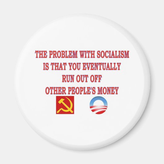 DAS PROBLEM MIT DEM SOZIALISMUS MAGNET (Vorne)