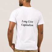 Das Problem mit Sozialismusthatcher-Zitat T-Shirt (Rückseite)