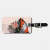 Das Profil der Frau Gepäckanhänger (Vorderseite horizontal)