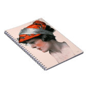 Das Profil der Frau Notizblock (Rechte Seite)