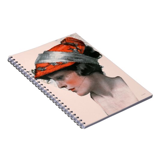 Das Profil der Frau Notizblock (Rechte Seite)