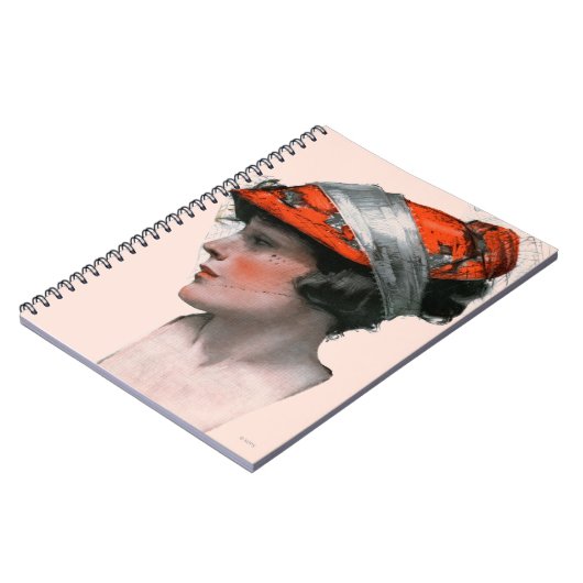 Das Profil der Frau Notizblock (Linke Seite)