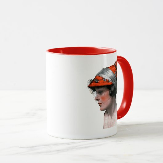 Das Profil der Frau Tasse (VorderseiteRechts)