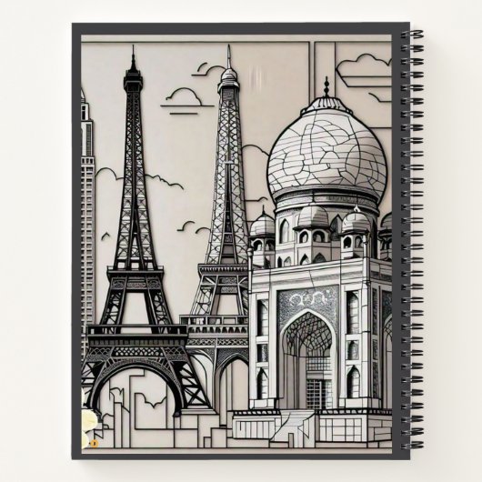 "Das Profil der Stadt" Notizblock (Rückseite)