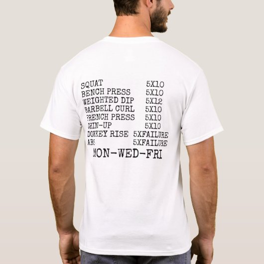 Das Programm alte Schuleausrichtungs-Parks T-Shirt (Rückseite)