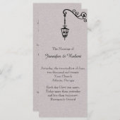 Das Programm "Big Easy Wedding" (Vorne/Hinten)