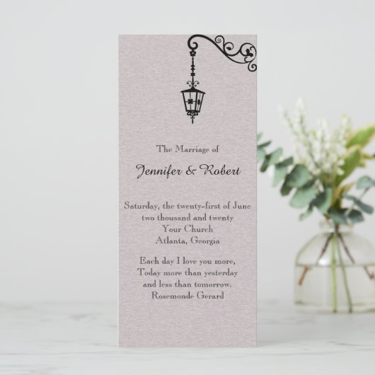 Das Programm "Big Easy Wedding" (Stehend Vorderseite)