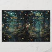 Das Programm "Enchanted Forest Emerald Green Quinc (Rückseite)