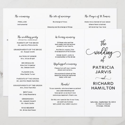 Das Programm für einfache Chic-Kalligrafie zur Hoc (Vorne/Hinten)