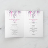 Das Programm "Wedding Indigo lila rosa Blume" (Innenseite)