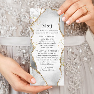 Das Programm "White, Gold & Gray Mist Agate"
