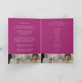 Das Programm zur Beerdigung von Herzinfarkten Rosa (Innenseite)